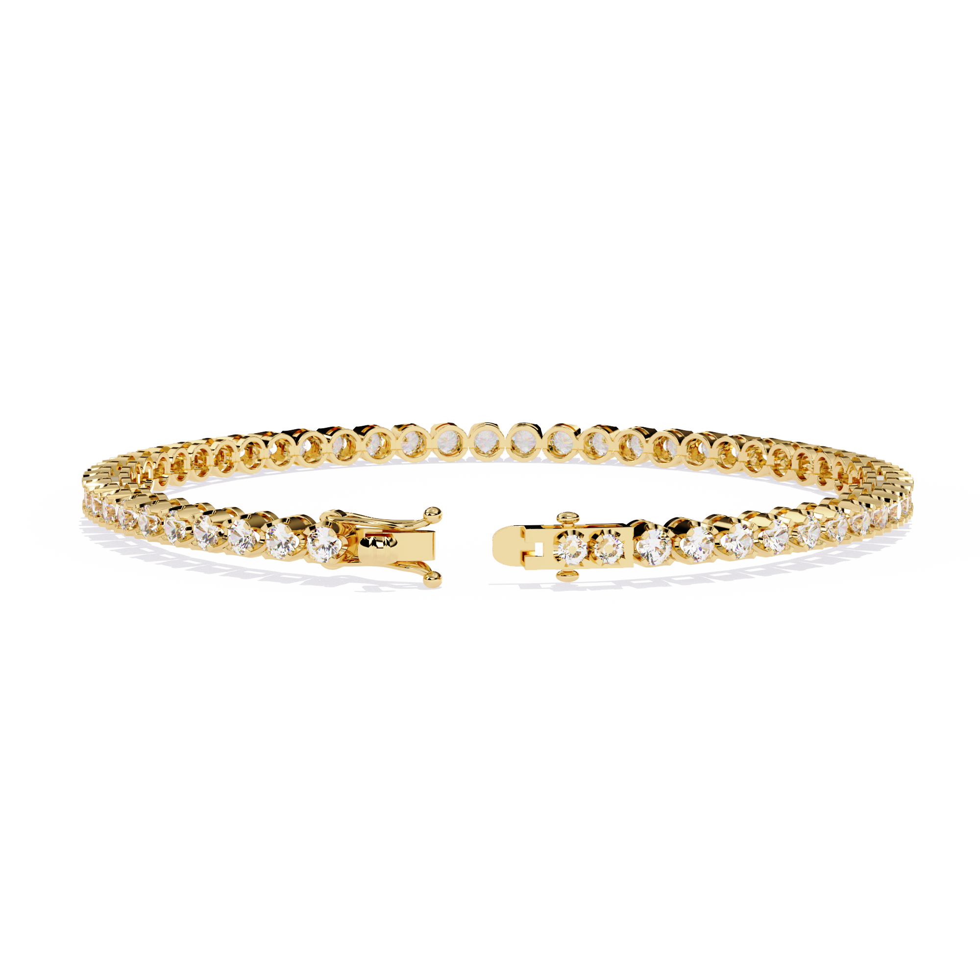 Solitairekart 2.62ct Lab Grown Diamond Tennis Bracelet